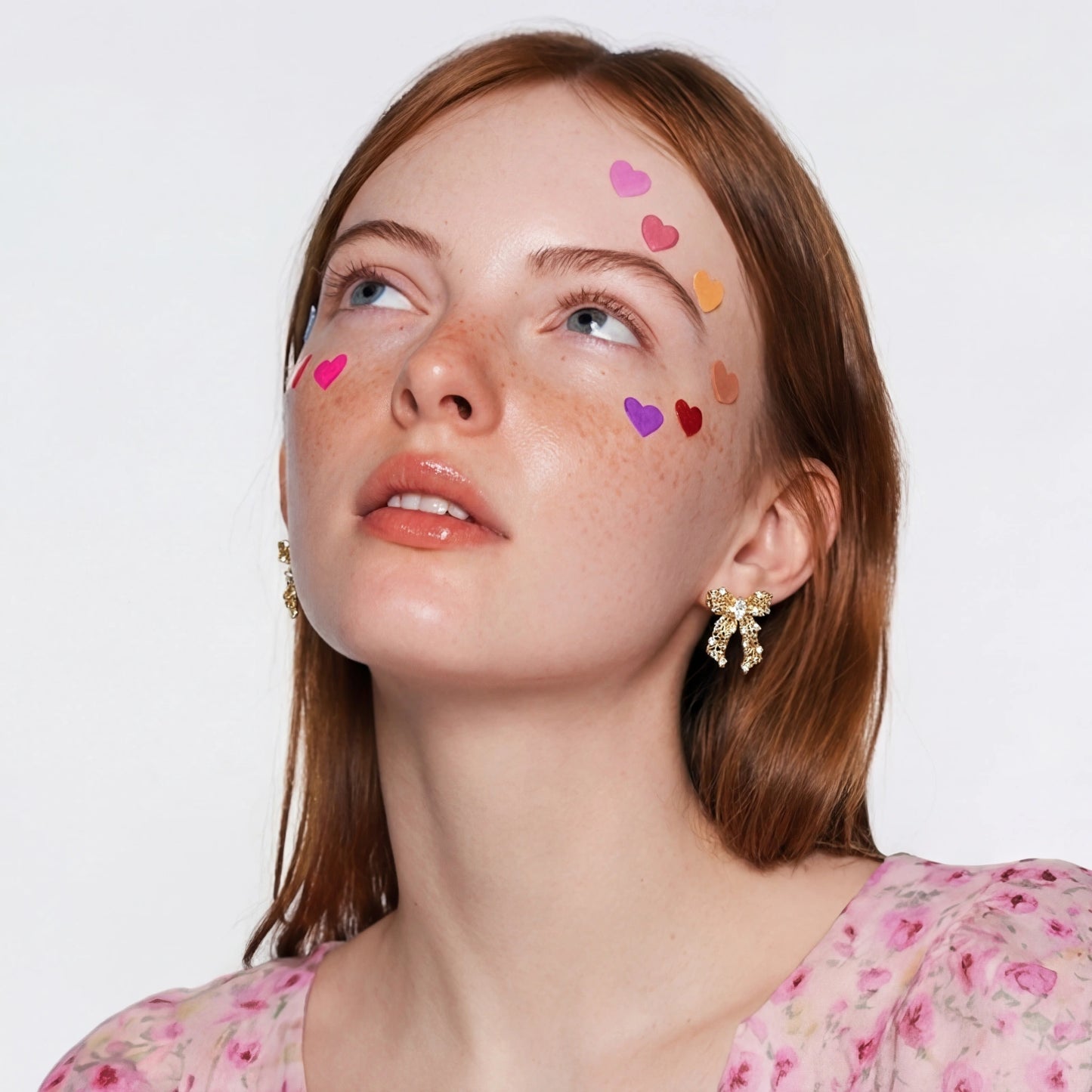 Gilded Bow Crystal Earrings